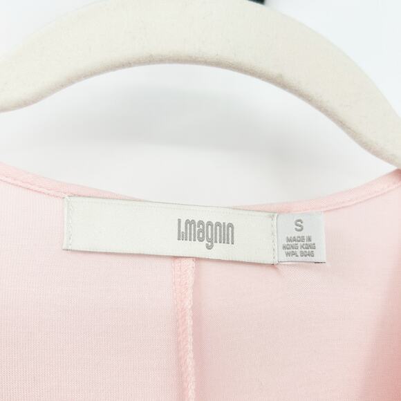 I.Magnin Barbiecore Vintage Modal Blend Lounge House Maxi Dress Size S Pink - Picture 4 of 8
